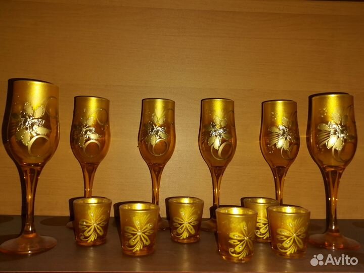 Фужеры с рюмками