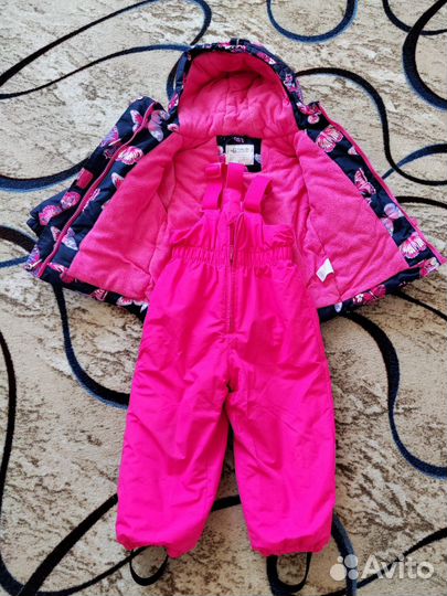 Зимний костюм для девочки 92