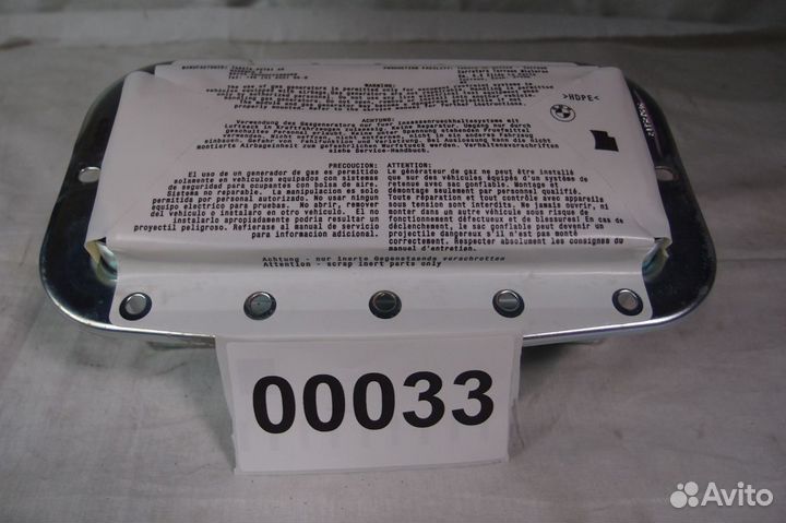 Подушка пассажирская Airbag BMW X3 F25 X4 F26 бмв