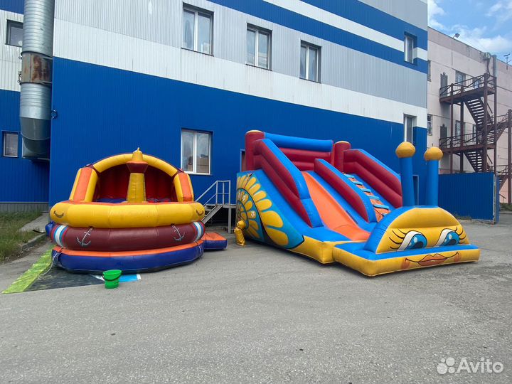 Аренда детских надувных батутов