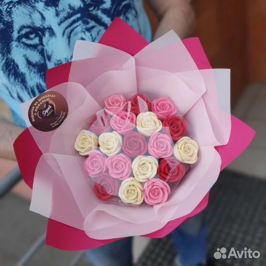 Шоколадные цветы. Сладкие букеты на 1сентября