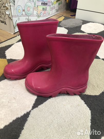 Детские резиновые сапоги