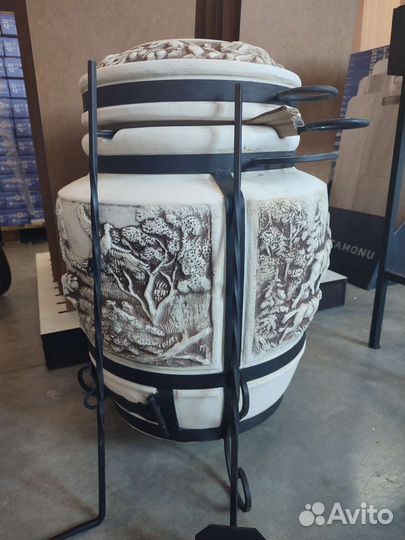 Тандыр из шамотной глины