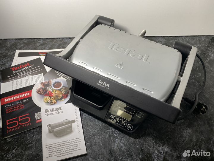 Гриль tefal select gc740b30