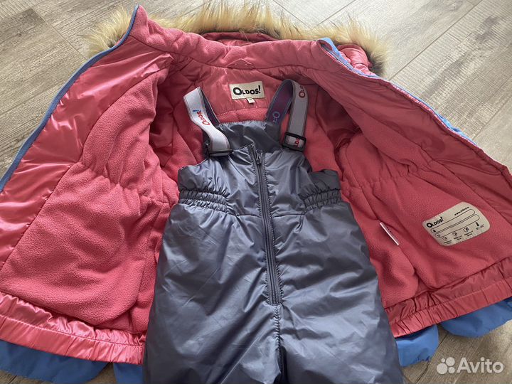 Зимний комбинезон для девочки 98