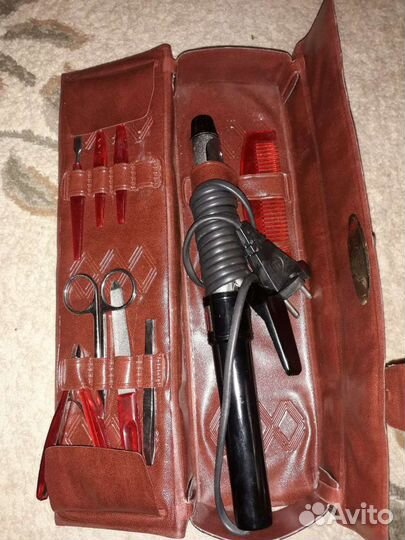 Электрошипцы для завивки волос+ маникюрный набор