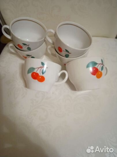 Чашки СССР 6шт.,супницыГермания 2шт
