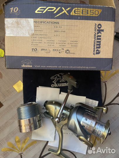 Катушка okuma epix EB50