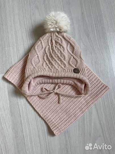 Шапка зимняя и снуд H&M для девочки 86-92