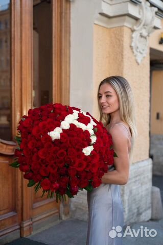 Розы 101 штука