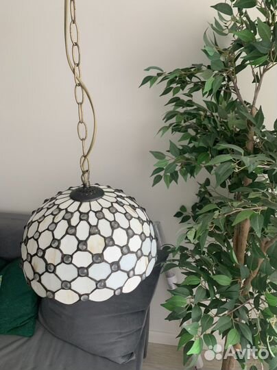Светильник (люстра)подвесной в стиле Тиффани