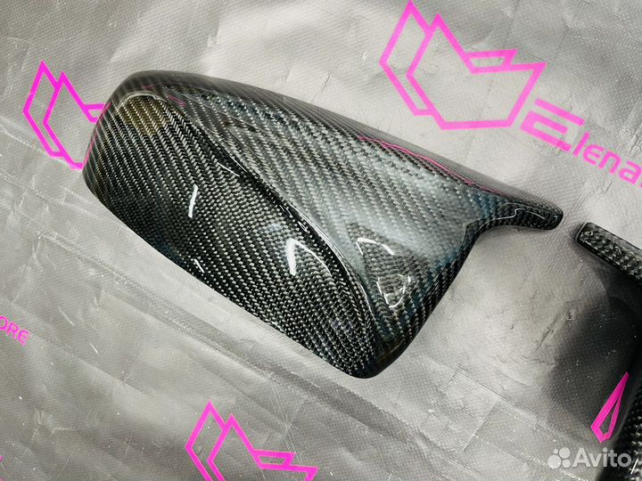 Накладки зеркал бмв BMW X5 E70 X6 E71 карбон