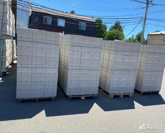 Пеплоблок М35 390х190х190