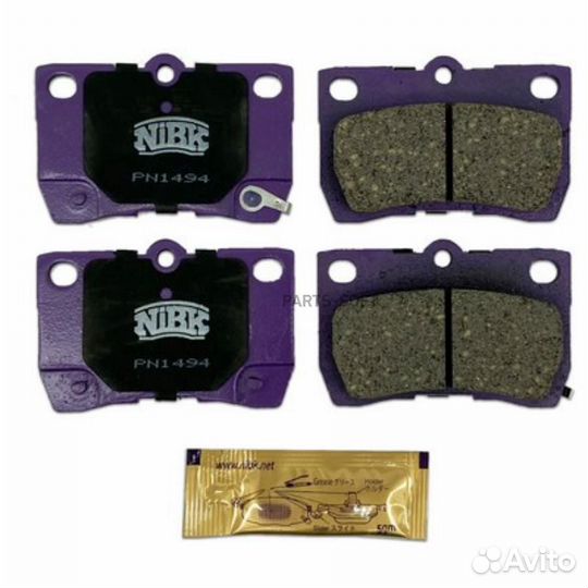 Nibk PN1494 Колодки торм.зад