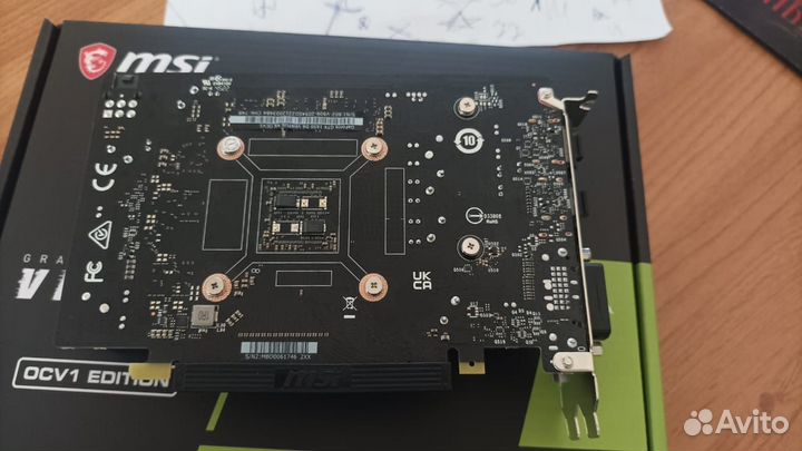 Видеокарта MSI GeForce GTX 1650 D6 ventus XS OCV1