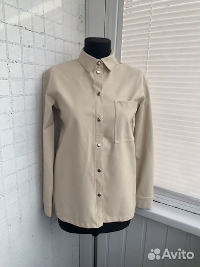 Рубашка из экокожи Mioshe размер S