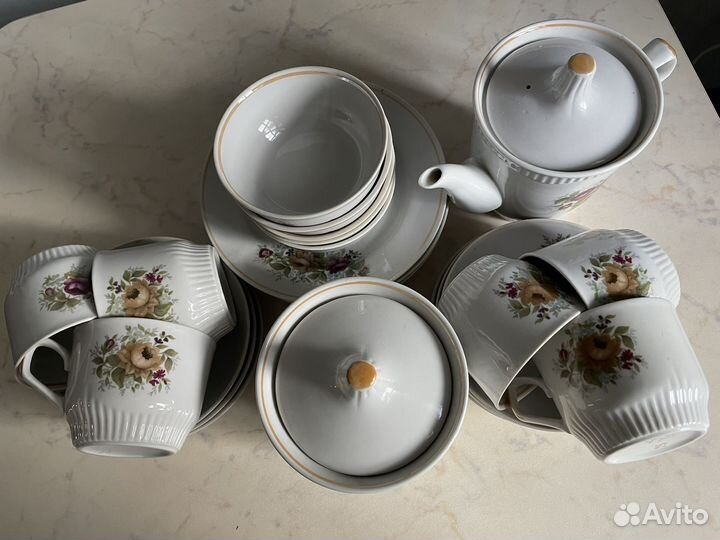Сервиз фарфоровый южноуральский