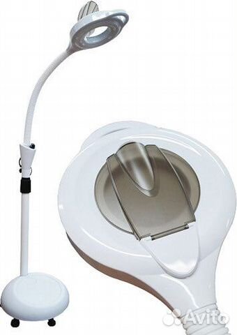 Лампа лупа напольная