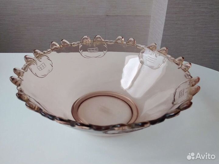 Тарелка цветное стекло, Креманки, чашки