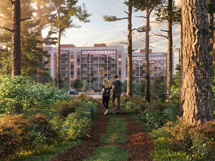 Квартира-студия, 33,7 м², 4/6 эт.