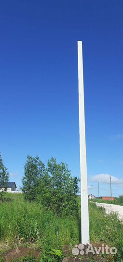 Установка столба для электричества монтаж 220 380в