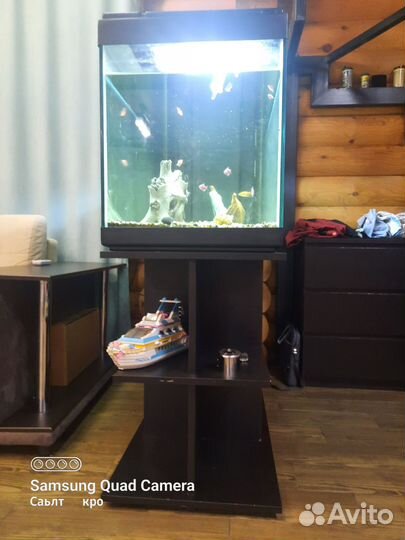 Аквариум 124 48 53(высота без крышки)