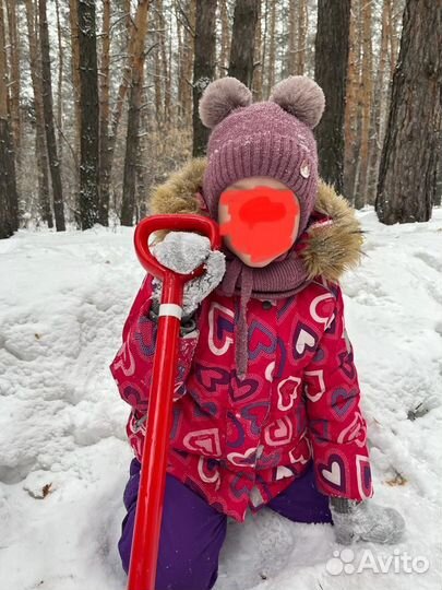 Зимний Комплект шапка, снуд 46-50р