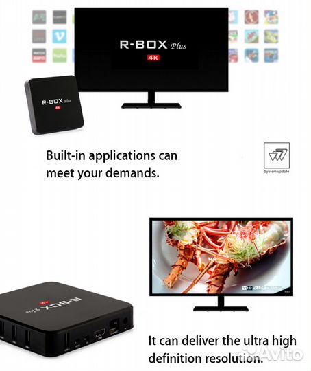 Smart TV box 2Gb/16Gb R-Box плюс, Docooler M9S-PRO