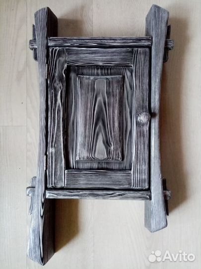 Ключница из лиственницы, ручная работа