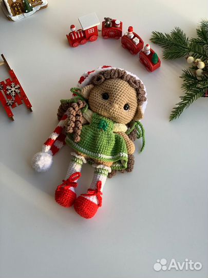 Эльф вязаный ручная работа