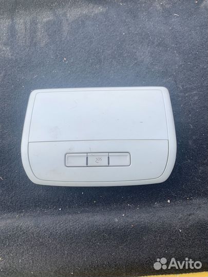 Накладка с кнопкой Глонасс Skoda Rapid 1