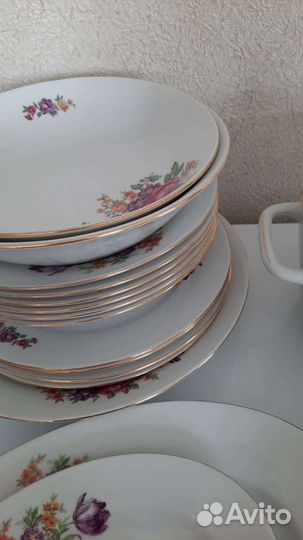 Часть столового сервиза СССР Чехословакия