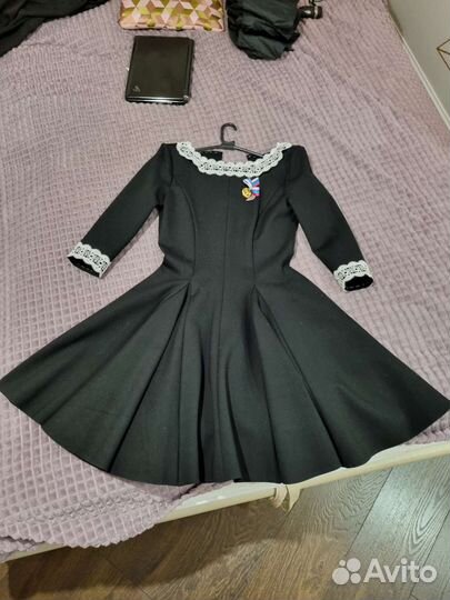 Школьный фартук и платье