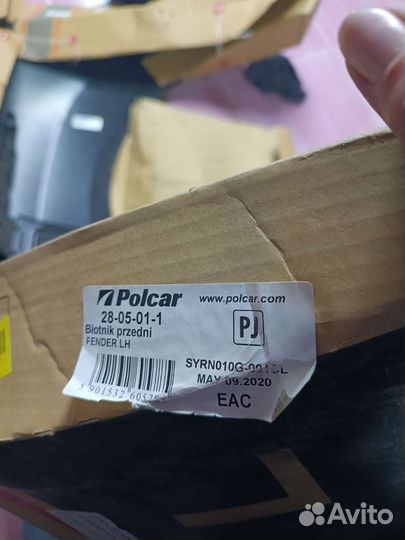 Крыло sandero stepway 2008-2014