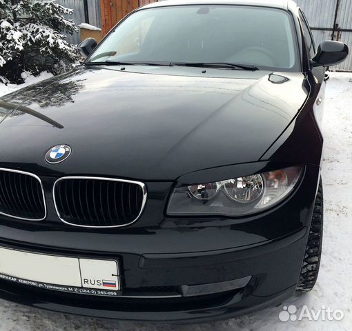 Реснички на фары BMW 1-series (E81/E87) 2004-2012