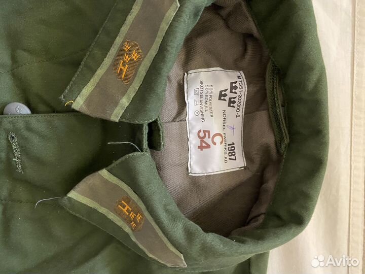 Китель армии швеции size 54