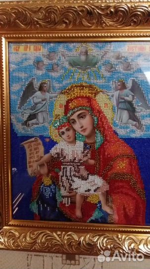 Картины и иконы бисером