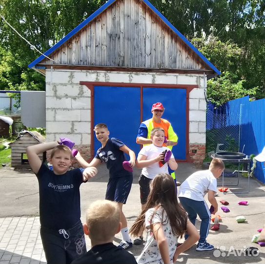 Аниматор, мыльные пузыри, фокусы