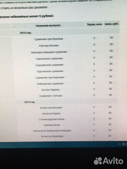 Юбилейка 5 рублей