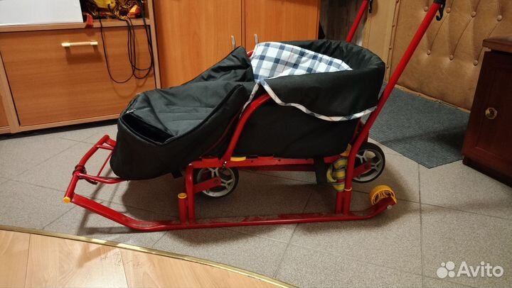 Детские санки коляска