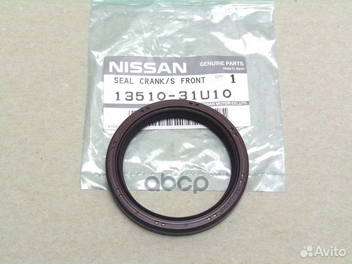 Сальник коленвала Nissan 1351031U10 передний 13