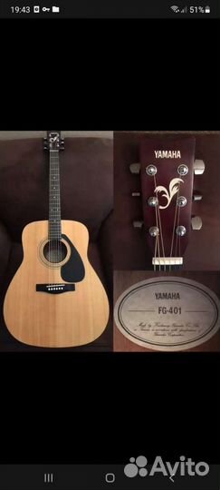 Акустическая гитара yamaha fg