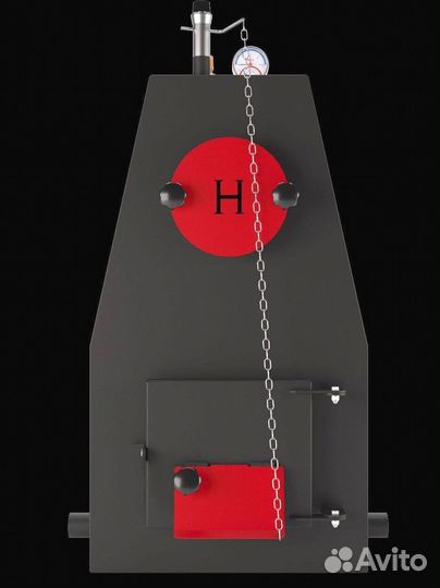 Твердотопливный котёл 65 квт