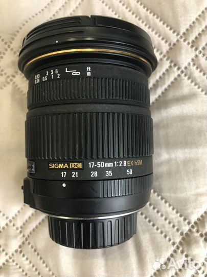 Объектив sigma для nikon Sigma DC 17-50mm 1:2.8