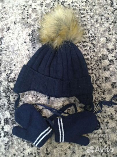 Комплект шапка и снуд