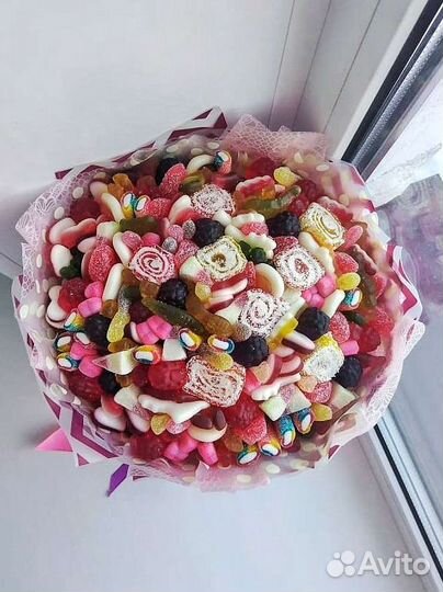Съедобные букеты/сладкие букеты/зефирные букеты
