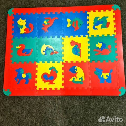 Детский коврик пазл
