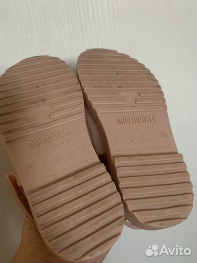 Mini melissa сандалии 24 для девочки