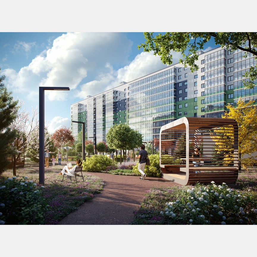 1-к. квартира, 37 м², 3/12 эт.
