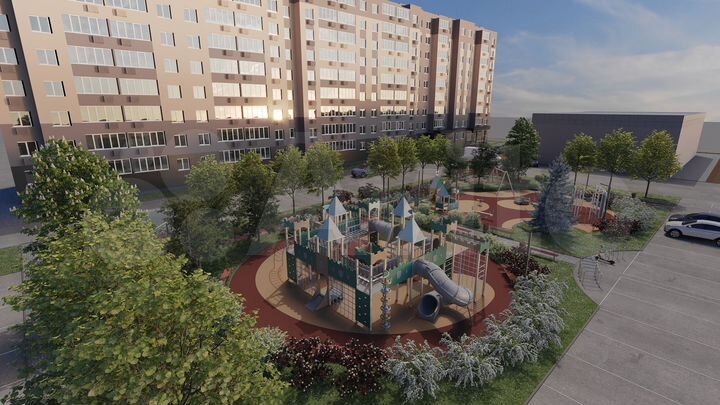 1-к. квартира, 40,4 м², 7/9 эт.